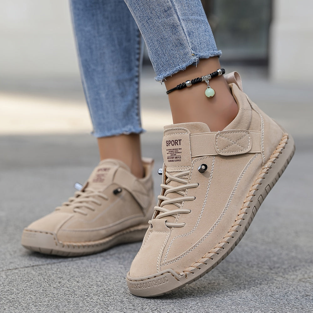 Casual Lace-Up Platform Sneakers