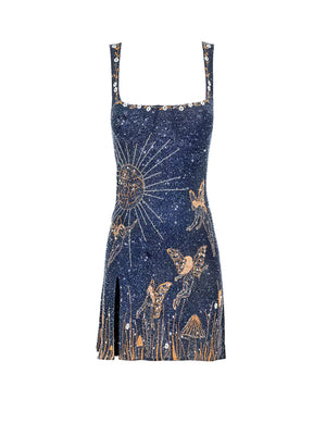 Square Neck Sleeveless Bodycon Mini Dress