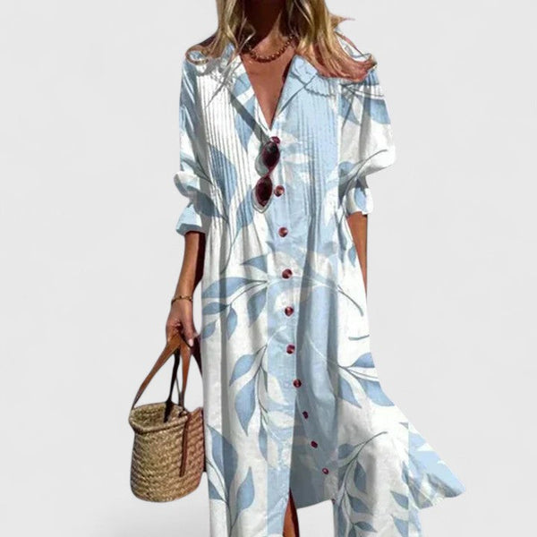 Elegant Boho Wrap Dress