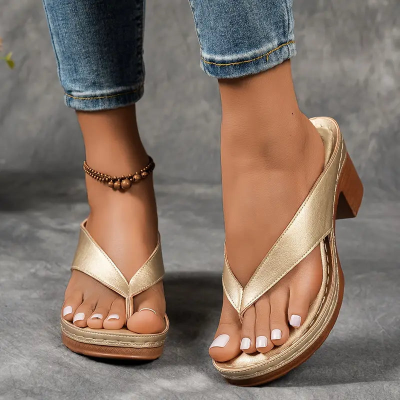 Chic Orthopedic Heel Sandals