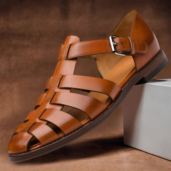 Vegan Leather Fisherman Sandals