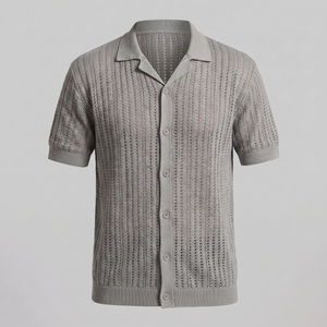 Airy Knit Casual Summer Shirt