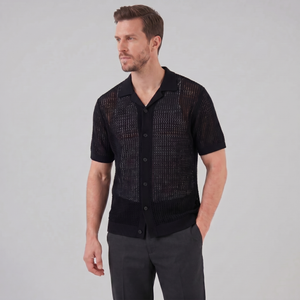 Airy Knit Casual Summer Shirt