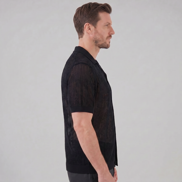 Airy Knit Casual Summer Shirt
