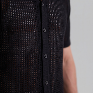 Airy Knit Casual Summer Shirt