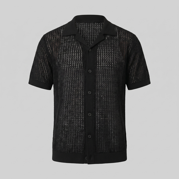 Airy Knit Casual Summer Shirt