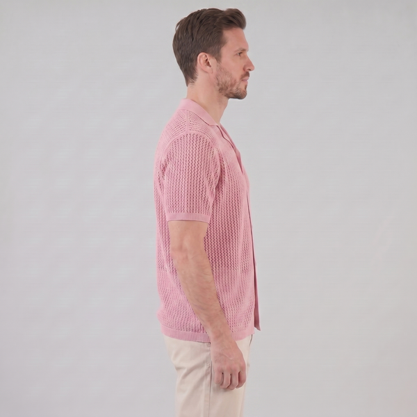 Airy Knit Casual Summer Shirt