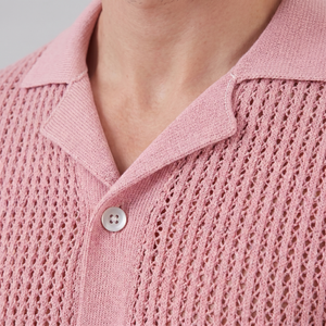 Airy Knit Casual Summer Shirt