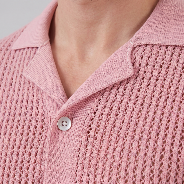 Airy Knit Casual Summer Shirt
