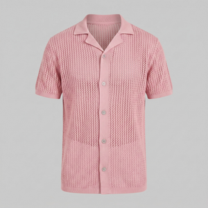 Airy Knit Casual Summer Shirt