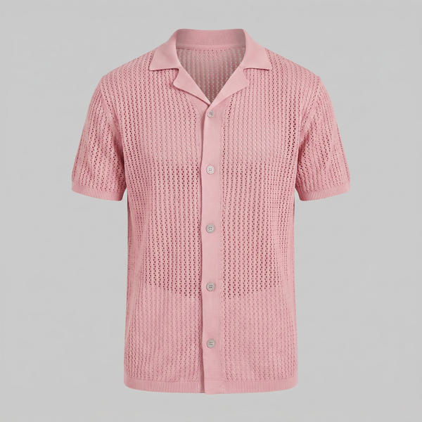 Airy Knit Casual Summer Shirt