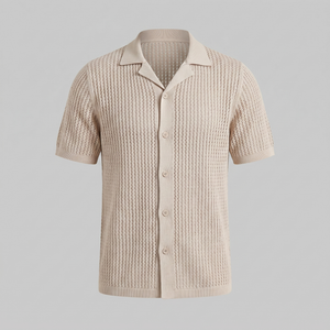 Airy Knit Casual Summer Shirt