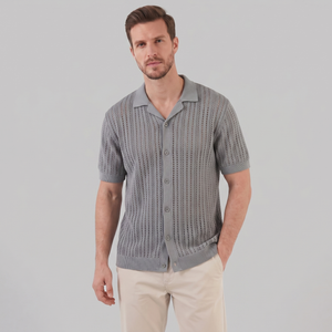 Airy Knit Casual Summer Shirt