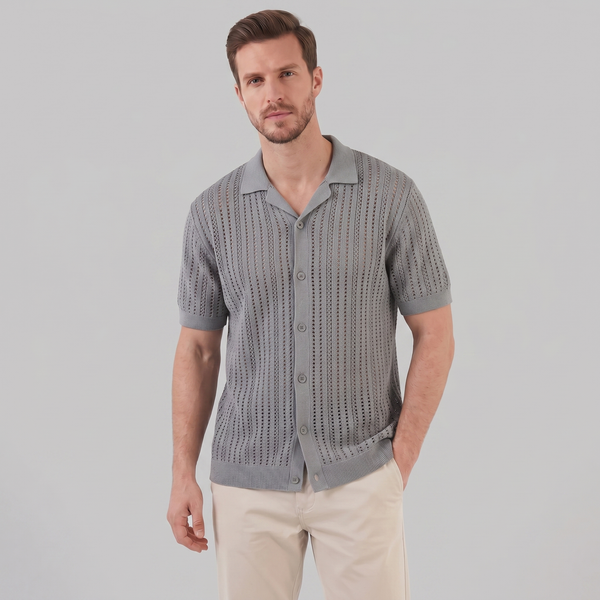 Airy Knit Casual Summer Shirt