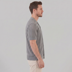 Airy Knit Casual Summer Shirt
