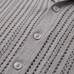 Airy Knit Casual Summer Shirt