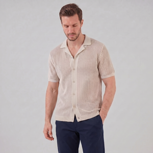 Airy Knit Casual Summer Shirt