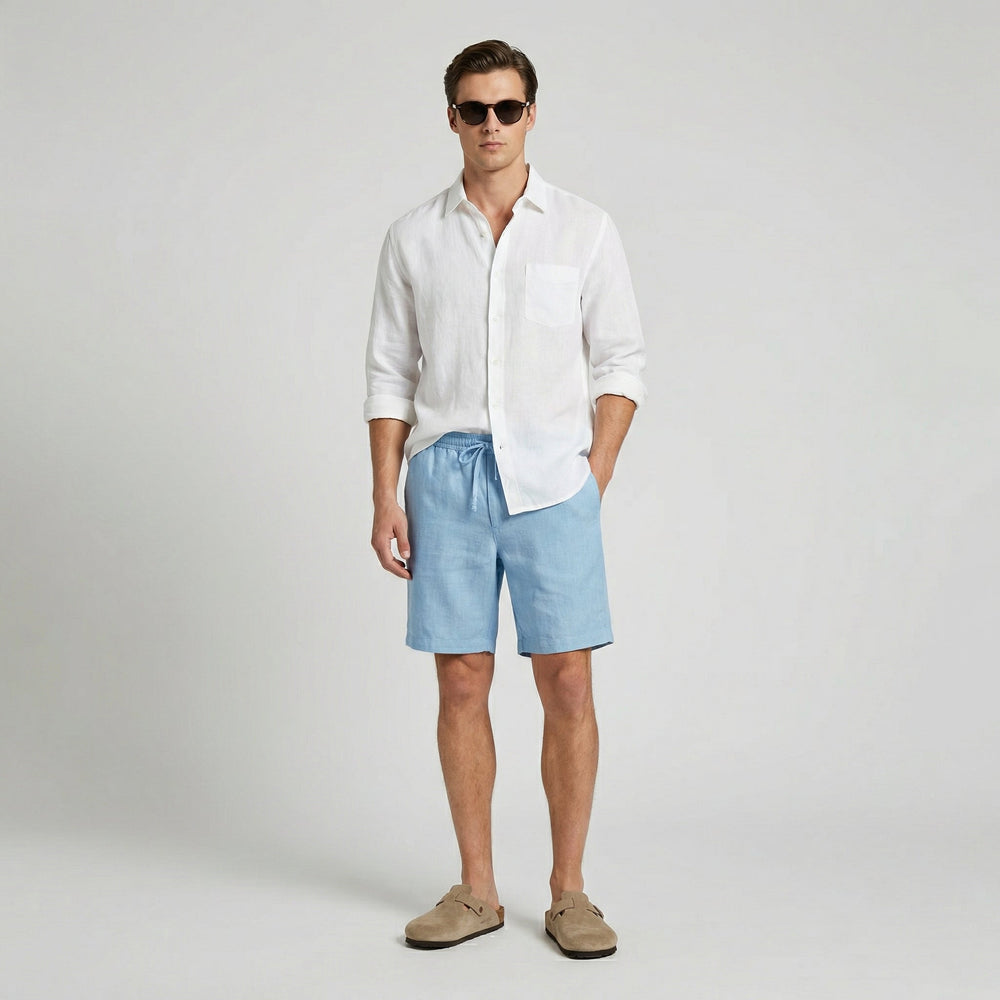 Breathable Linen Summer Shorts