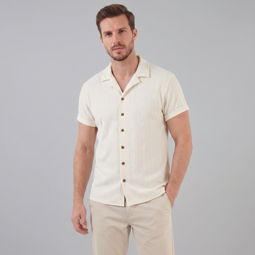 Camp Collar Button Shirt