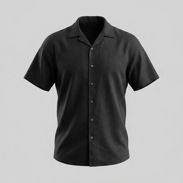 Camp Collar Short-Sleeve Shirt