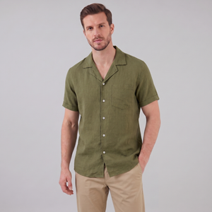 Camp Collar Short-Sleeve Shirt