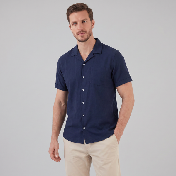Camp Collar Short-Sleeve Shirt