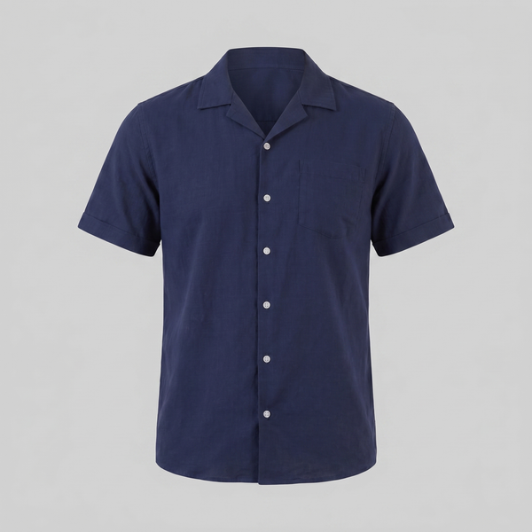 Camp Collar Short-Sleeve Shirt