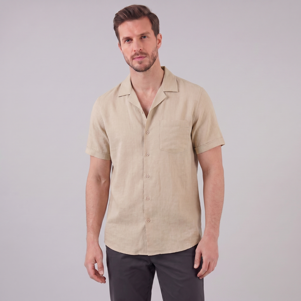 Camp Collar Short-Sleeve Shirt