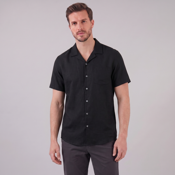 Camp Collar Short-Sleeve Shirt
