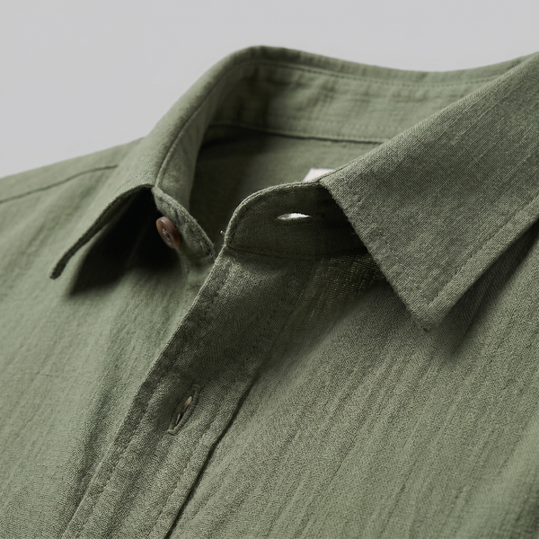 Camp Collar Short-Sleeve Summer Shirt