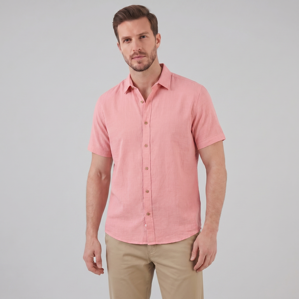 Camp Collar Short-Sleeve Summer Shirt