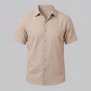 Camp Collar Short-Sleeve Summer Shirt