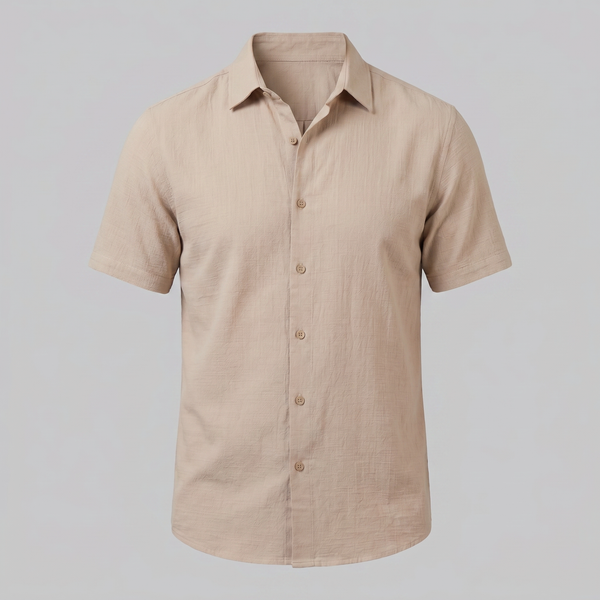 Camp Collar Short-Sleeve Summer Shirt
