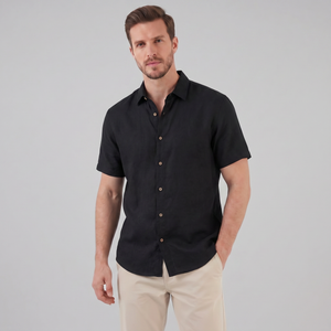 Camp Collar Short-Sleeve Summer Shirt