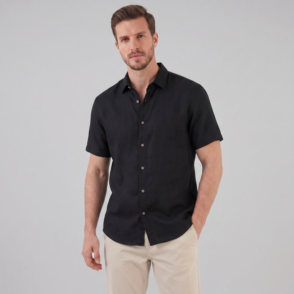 Camp Collar Short-Sleeve Summer Shirt