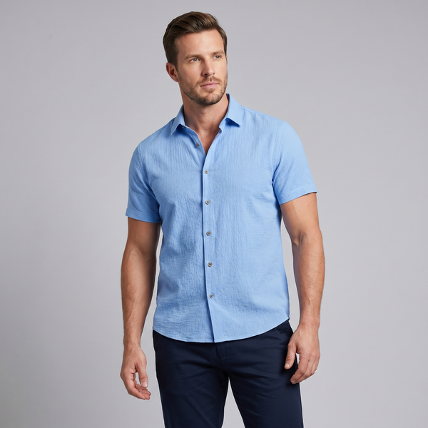 Camp Collar Short-Sleeve Summer Shirt