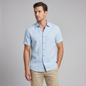 Camp Collar Short-Sleeve Summer Shirt