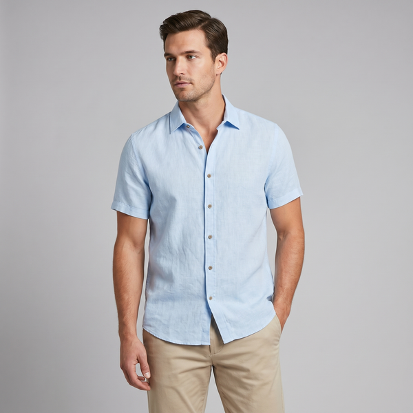 Camp Collar Short-Sleeve Summer Shirt