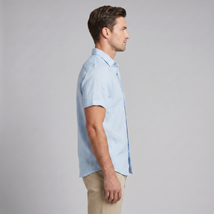 Camp Collar Short-Sleeve Summer Shirt