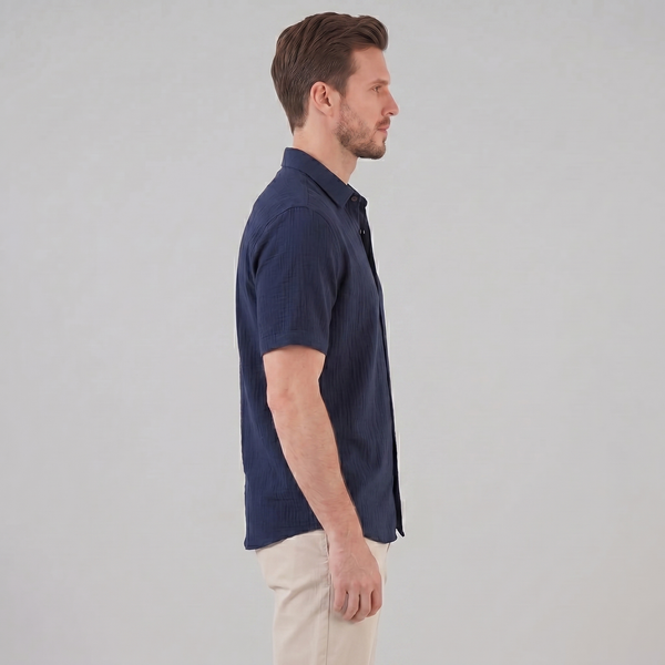 Camp Collar Short-Sleeve Summer Shirt