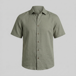 Camp Collar Short-Sleeve Summer Shirt