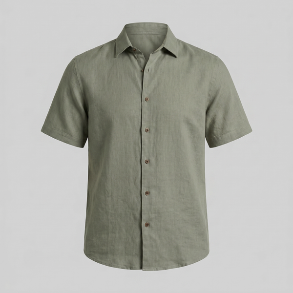 Camp Collar Short-Sleeve Summer Shirt
