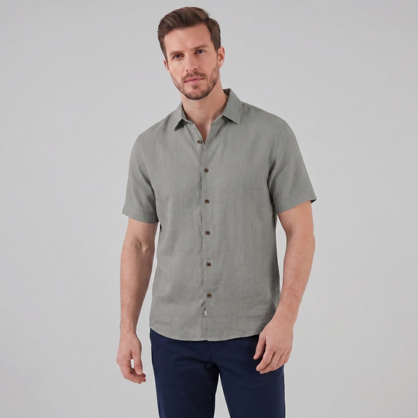 Camp Collar Short-Sleeve Summer Shirt