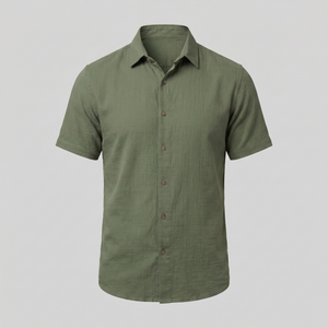 Camp Collar Short-Sleeve Summer Shirt