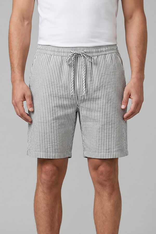 Casual Striped Summer Shorts