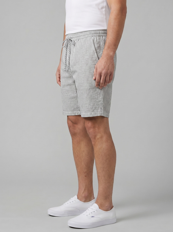 Casual Striped Summer Shorts