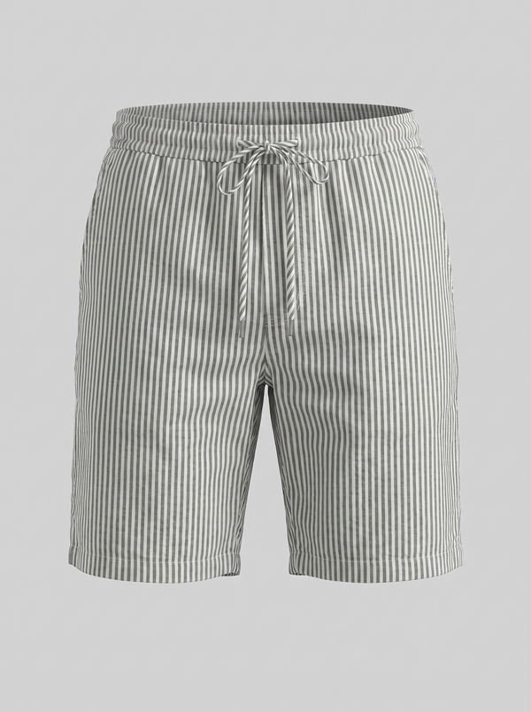 Casual Striped Summer Shorts
