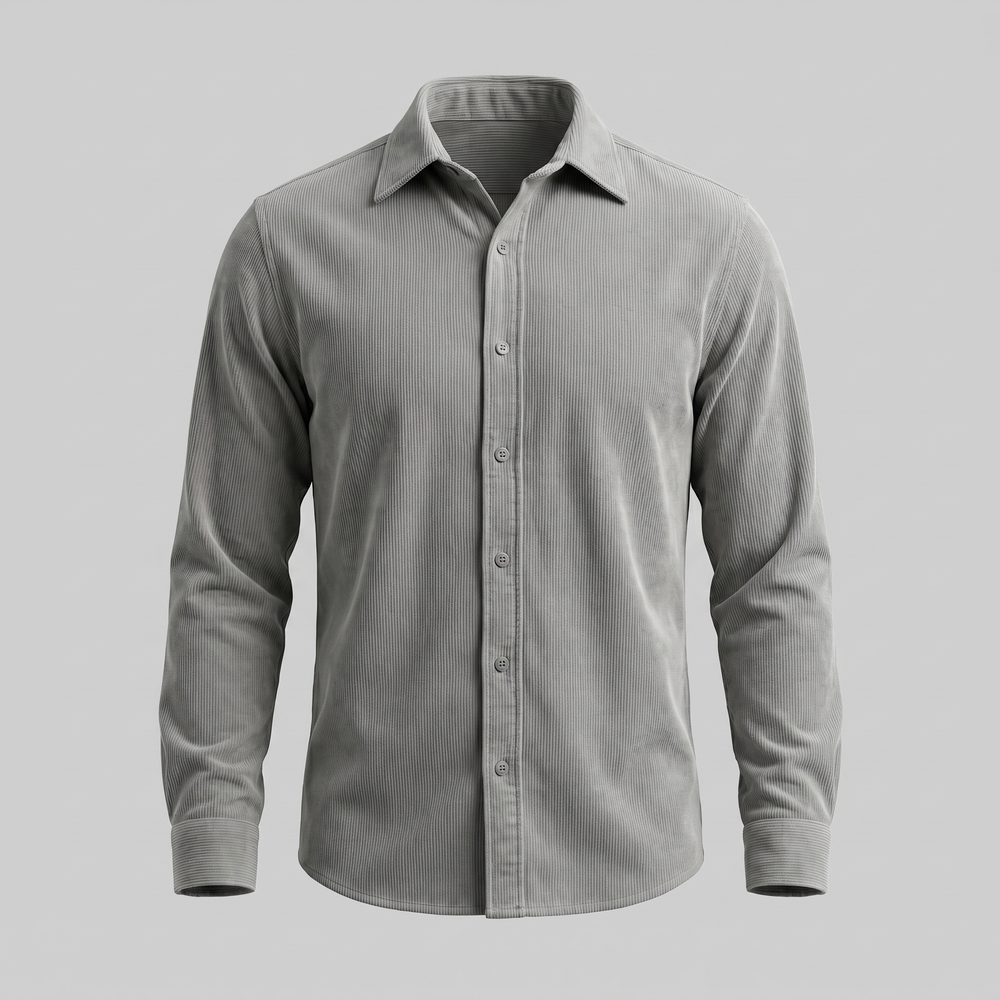 Corduroy Long Sleeve Casual Shirt