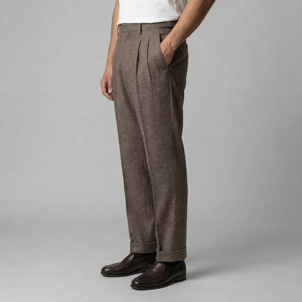Elegant Straight Fit Trousers With Side Adjuster