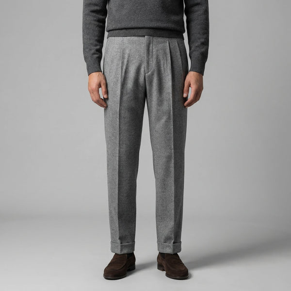 Elegant Straight Fit Trousers With Side Adjuster